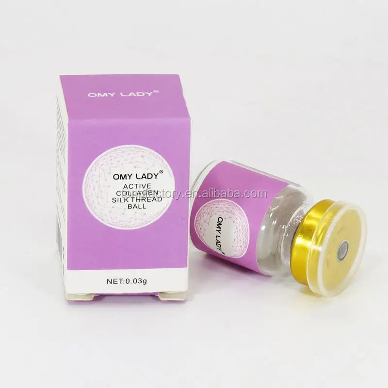 Collagen Silk Serum for Face Protein Ball Anti Wrinkle Collagen Serum Water Soluble Silk Ball Collagen Tighten Wrinkle Serum