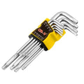 T10-T50 Dual-purpose Household Long Spanner Socket 9Pcs L Wrench Allen Wrench Set