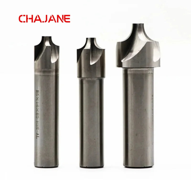 4-Flute AlTin Coated HSS Corner Rounding Ball Nosed Concave Radius Milling Cutter OEM Router Bits