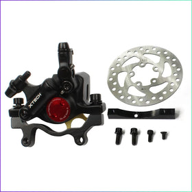 Superbsail ZOOM XTECH HB100 MTB Hydraulic Disc Brake Calipers Front & Rear Rotors 120mm Scooter Disc Brake Set