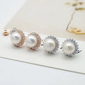 Classic Collection Fresh Pearl Earring Natural Vintage Big White Luxury Pearl Earrings
