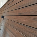 Anti-uv Teak Co-extrusion Decorative Wpc Wall Panel for Outdoor Wall Decoration