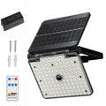 Howlighting IP65 Solar Waterproof Outdoor Garden Flood Light Sensor Wall Lamp LED Remote Control Portable Home Outdoor Light