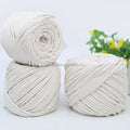 1mm 2mm 3mm 4mm 5mm 6mm 8mm 10mm Wholesale 100%Cotton Macrame Rope Unbleached White Natural Cord Macrame