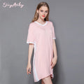 ShinyAshley 2022 Women's Knit Sleepwear Modal Nightgown Sleep Dress for Ladies Sleeping Summer Pajamas