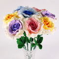 2023 New Wholesale Roses Artificial Flowers Hand Knitted Rose Crochet Rose Flower W6449