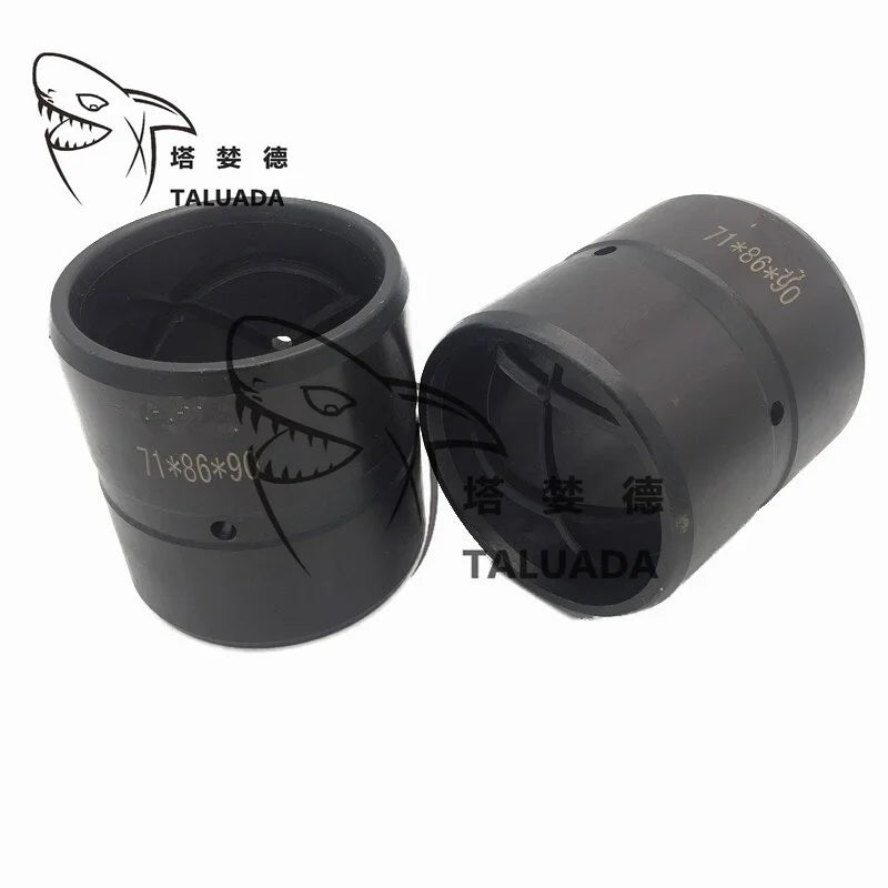 TALUADA Bushing Front Arm Bucket Bushing Pin Boom Flanged Bushing 30-90 Pins Bushings 80X90X70 70X85X60 80X95X60 80X95X50