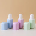 Pink Green Blue Airless Plastic Lotion Pump Bottles Portable Travel Bottle 30ml  for Shampoo Lotion Skin Care Serum