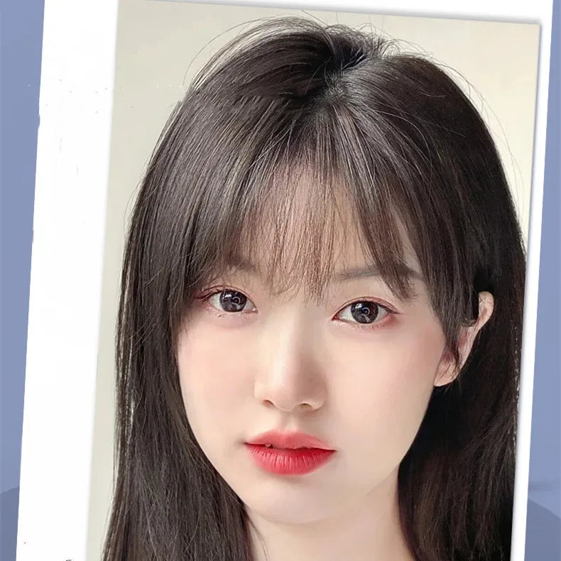 ZP LONGFOR Hot Sale Remy Hair Virgin Wig Replacement Piece with Silk Base Air Bangs