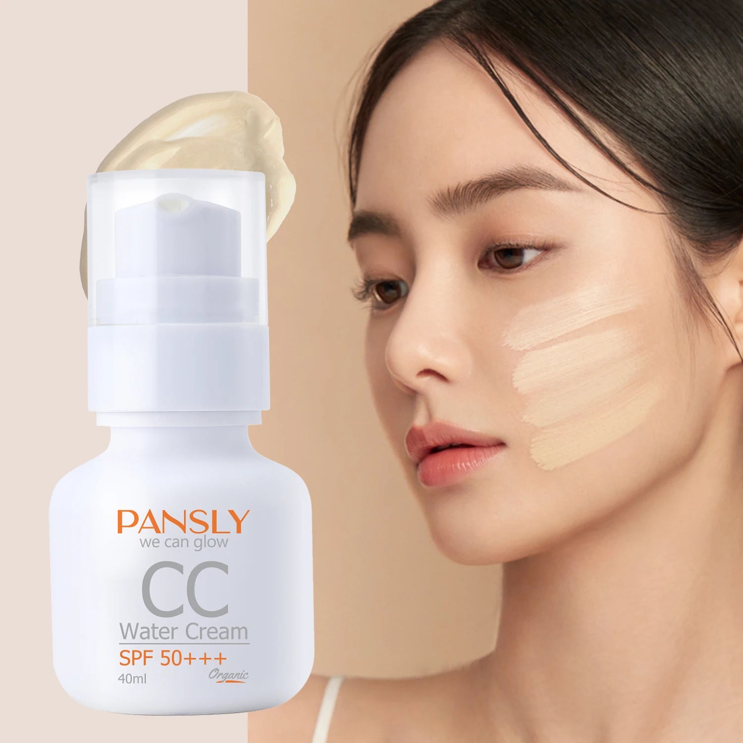 Moisturizing Bright Concealer Foundation Beauty Makeup BB CC Cream SPF50