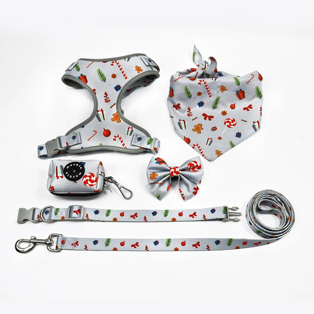 2022 New Arrival Custom Designers Adjustable No Pull Pet Dog Vest Harness Set Wholesale Pet Supplies