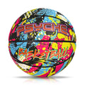Custom PSYCHE Printed PU Leather Basketball Trendy Ball for Practice