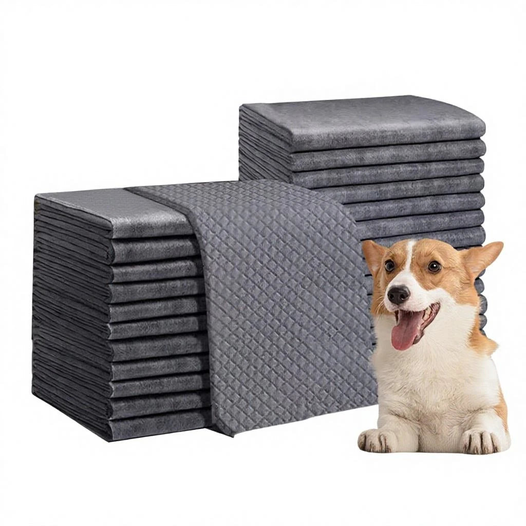 Pet Training Diapers Bulk Wholesale Thickened Disposable Absorbent Urine-Proof Mats Dog Leak-Proof Nonwoven Bamboo Charcoal
