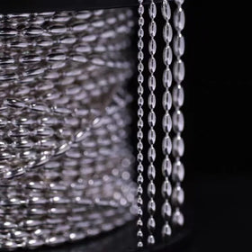 Wholesale Fashion S925 Sterling Silver Olive Beaded Chain for Necklace Jewelry Making Accessories
