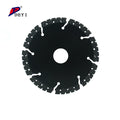 Cold Press Protective Teeth Abrasive Sandstone Material Stainless Steel Scroll Brazed Diamond Tire Cutting Saw Blade