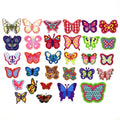 Various Exquisite butterfly Embroidery Iron-on butterfly Patches