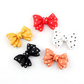 Cute Artificial Flatback Colorful Bowknot Shape Resin Candy Cabochons