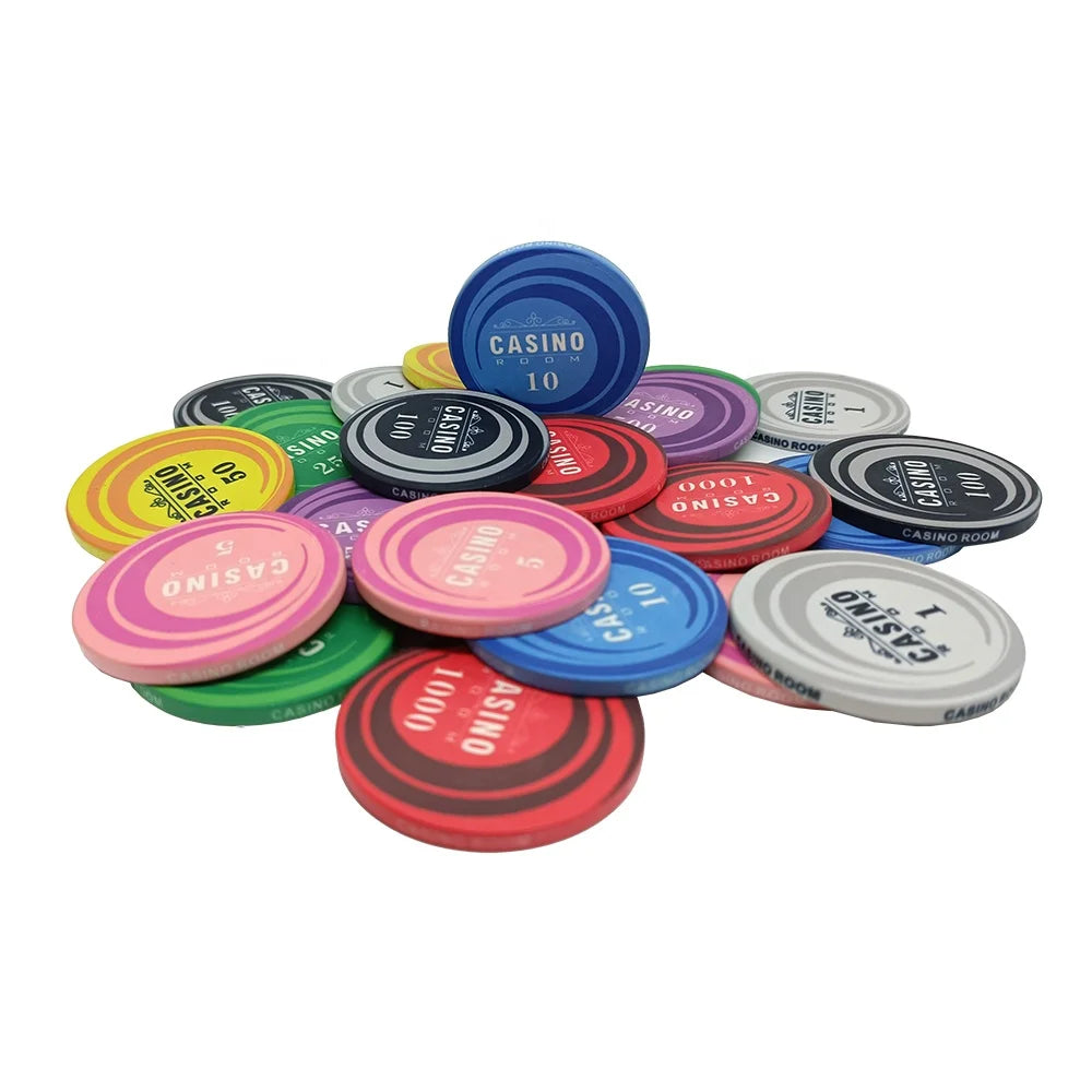 Professional Custom 39mm Ceramic Venerati Poker Chips Ept Casino Grade 10g Numberd Chip Factory for Other Entertainment Products