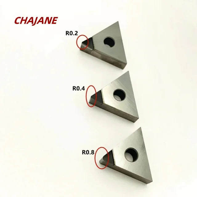 CHENGZHEN PCD Diamond Turning Tools TNMG160402/04/08 - Precision Carbide Inserts for Aluminum & Copper RoHS