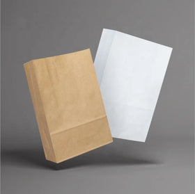 Recyclable Classic Food Grade Kraft Paper Bags with Screen Printing for Supermarket Promotion and Exhibition