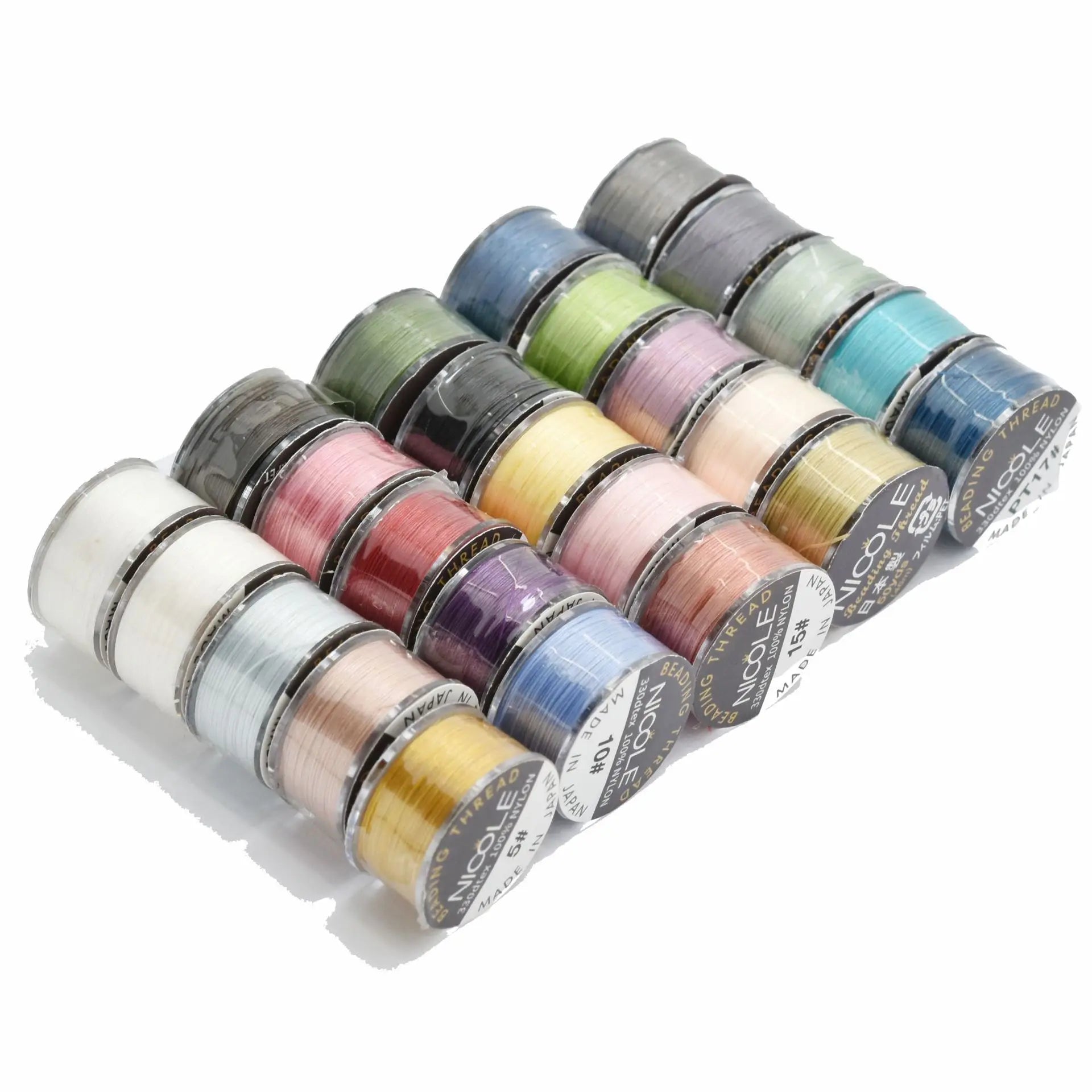 50 Yards Roll Japan Diy Jewelry Making Accessories Findings 330 Dtex Wire 100% Nylon Beading Threads Cord for Jewelry Making
