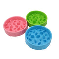 Factory Wholesale Anti Slip Plastic Pet Dog Feeding Food Bowls Slow Feed Pet Dog Bowl