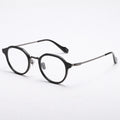 Benyi Italian Design Titanium Eyeglasses Designer Optical Prescription Glasses Trendy Men Round Eyewear Frame