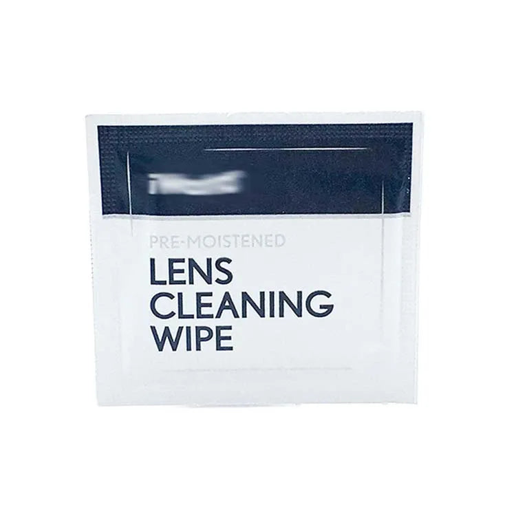 OEM ODM High Quality Custom logo Disposable Single Piece Eyeglass Clean Wipes