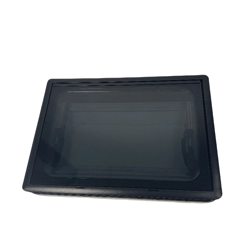 MAYGOOD 700x400mm Flat Acrylic Right Angle RV Window Featuring Aluminum Outer Frame and Aluminum Inner Frame