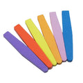 Buffer Diamond Shape Disposable 100/180 Straight Nail File Sandpaper Manicure Tool with Nail Sponge for Polish