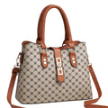 2023 Vintage Casual Tote Bag for Women Comfortable Daily Handbag with Zipper Closure New Plaid Design