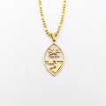 Fashion Jewelry Necklace Wholesale Stainless Steel Coconut Palm Guam Pendant Necklace for Women