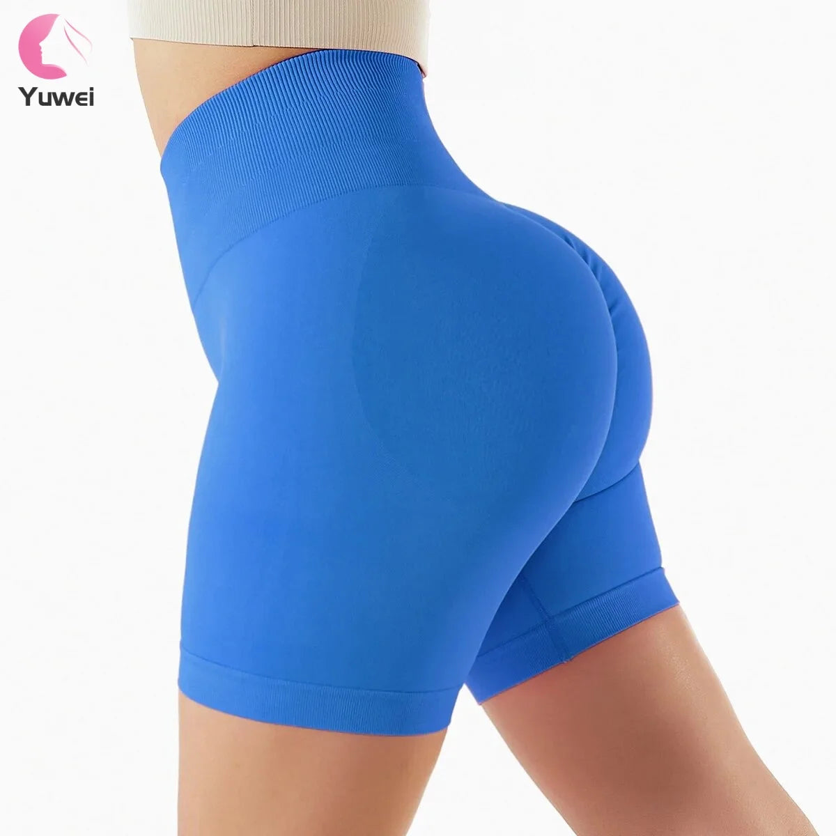 High Waist Seamless Yoga Leggings With Butt Lifting Running and Fitness Shorts Womans Sport Seamless Yoga Shorts