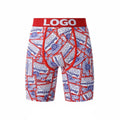 Uxyk-wholesale Custom Staples 4xl Boys Briefs Man Sport Underpants Printed Graphic Boxers Underwear Men