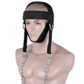 Vigor Power Gear Steel Fitness Belt Weight Lifting Chain Strap; Head and Neck Harness for Training