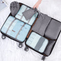 Customize Multi-functional Travel Storage Bag Waterproof 7/8pcs Set for Travel Clothing Shoes Cosmetics Luggage and Storage