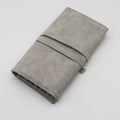 High Quality Custom Large PU Fashion Foldable Cosmetic Bag String Closure Bridesmaid Makeup Brush Holder Belt 14pcs Makeup Brush