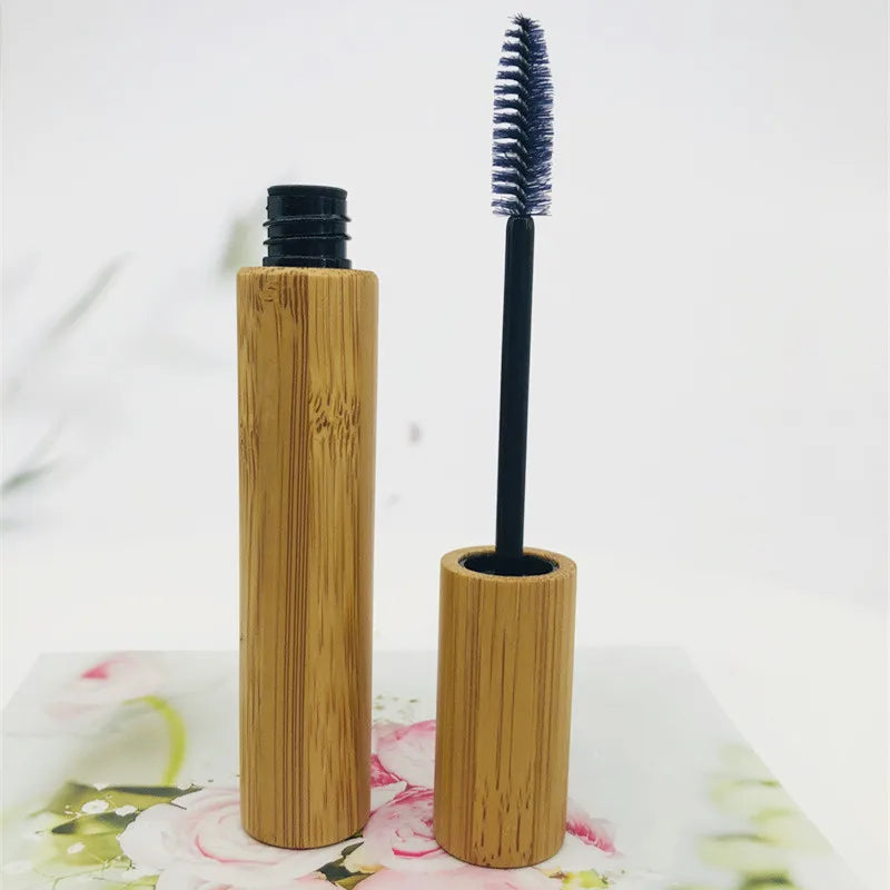 5ml 8ml 10ml Packaging Bottle Bamboo Cover Empty Mascara Tube Eyelashes Cream Tube Vials Bottle