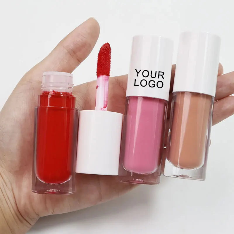 Makeup 12 Color Tube Long Lasting High Pigment Red Orange Blusher No Logo Cream Liquid Blush