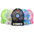 Portable Electric Durable Usb Rechargeable Small Fans With Light Table air Conditioner Modern Outdoor Charging Silent Fan