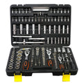 171pcswrench Tool Set With Spanner 1/2"dr3/8"1/4"dr Universal Impact Socket Tool Kit