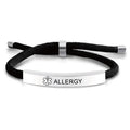 Free Engraving Medical Alert Bangles for Women Sport Waterproof Nylon Band Medical Disease Awareness Wristbands
