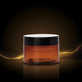 WOGU Amber Brown Plastic Tin Cans 100ml 100g Empty Shampoo Storage Container Face Cream Jars Skincare Cosmetic Packaging