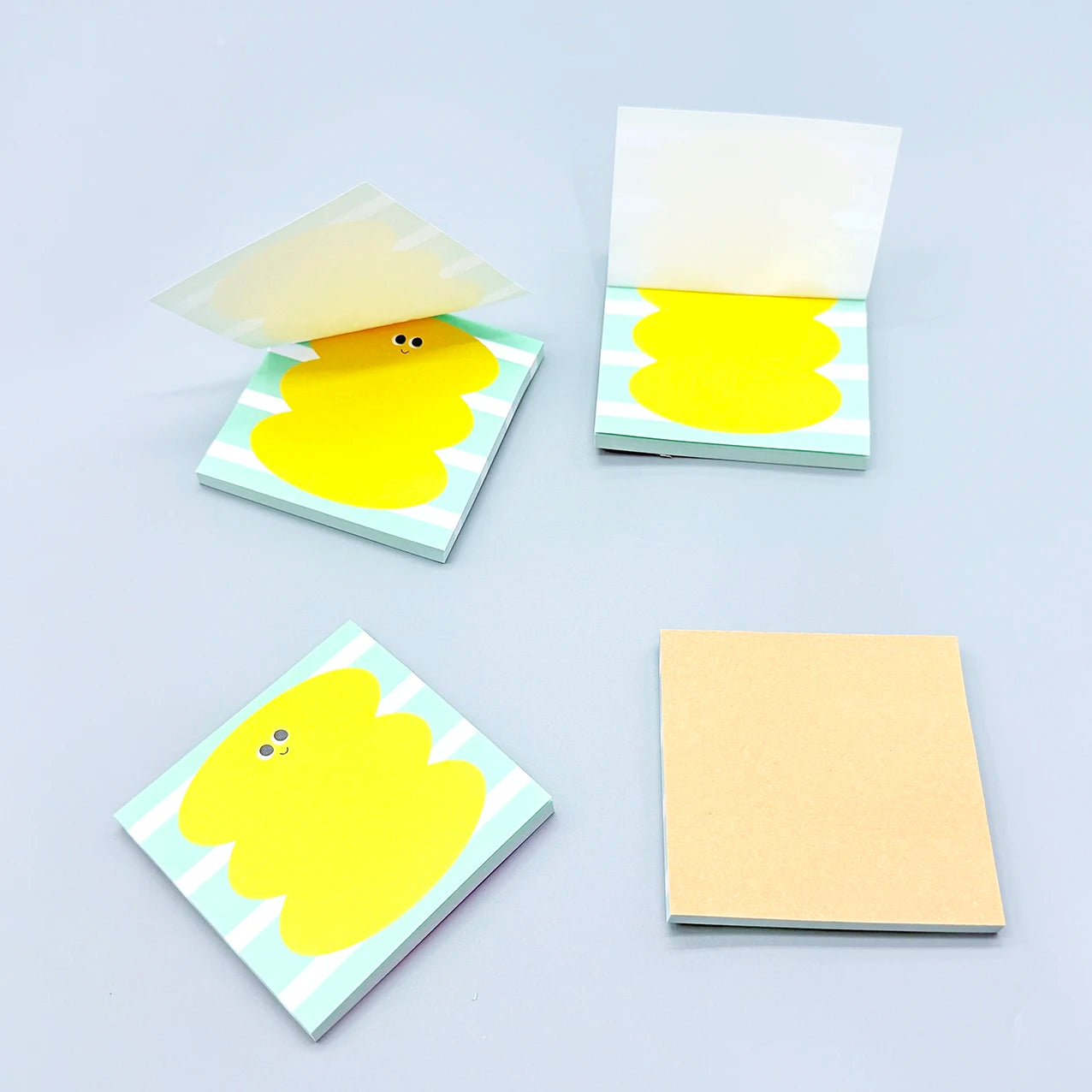 Two Sizes Sticky Custom Note Memo Pad With an Ultra-weak Adhesive