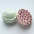 Private Logo Without Holder Hair Shampoo Brush Scalp Care Hair Shampoo Brush Soft Silicone Scalp Massager