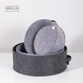 Merlin Living Decorative Storage Basket Box New Design Ceramic Tray for Bedside Desk Bathroom-Home Decor Accessory