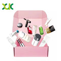 Eco Friendly Custom Logo Pink Cosmetic Skin Care Shipping Boxes 16x12x6 Fashion Make up Lipstick Mailing Paper Box for Packaging