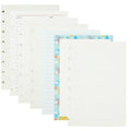 A5 Refill Inner Page Mushroom Hole Notebook Supplementary Paper Sheets 7 Formats Optional Refills for Disc Ring Notebook