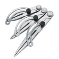 Leather Tools Leathercraft Craft Rotating Tool Adjustable Spacing Compass Edge Creaser DIY Sewing Tool Wing Divider Scriber