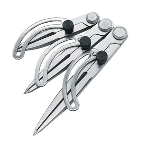 Leather Tools Leathercraft Craft Rotating Tool Adjustable Spacing Compass Edge Creaser DIY Sewing Tool Wing Divider Scriber